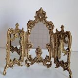 Miroir triptyque ancien