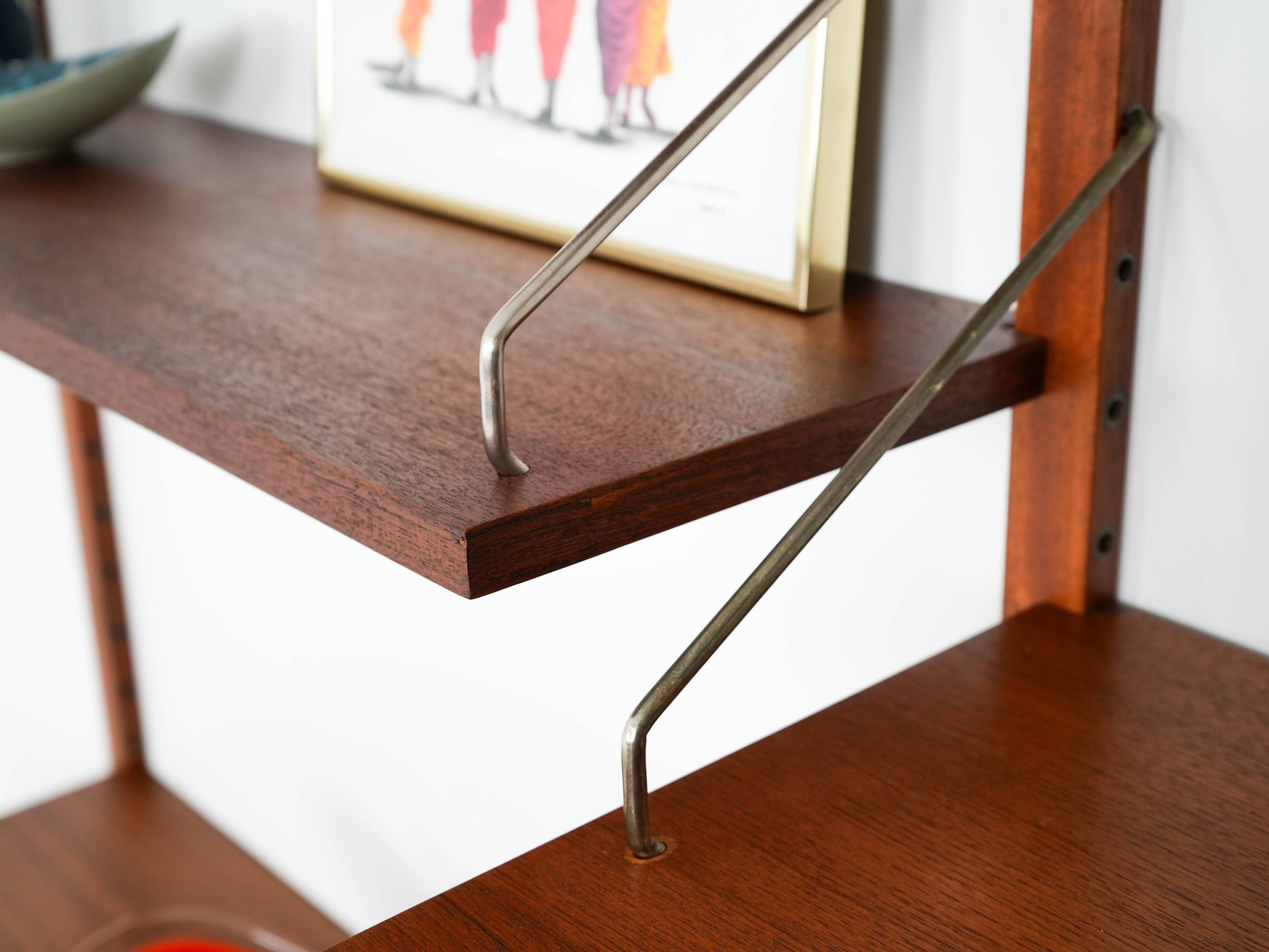 Teak shelving unit, Danish design, 1960s, designer: Poul Cadovius