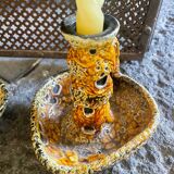 Bougeoir vintage en céramique