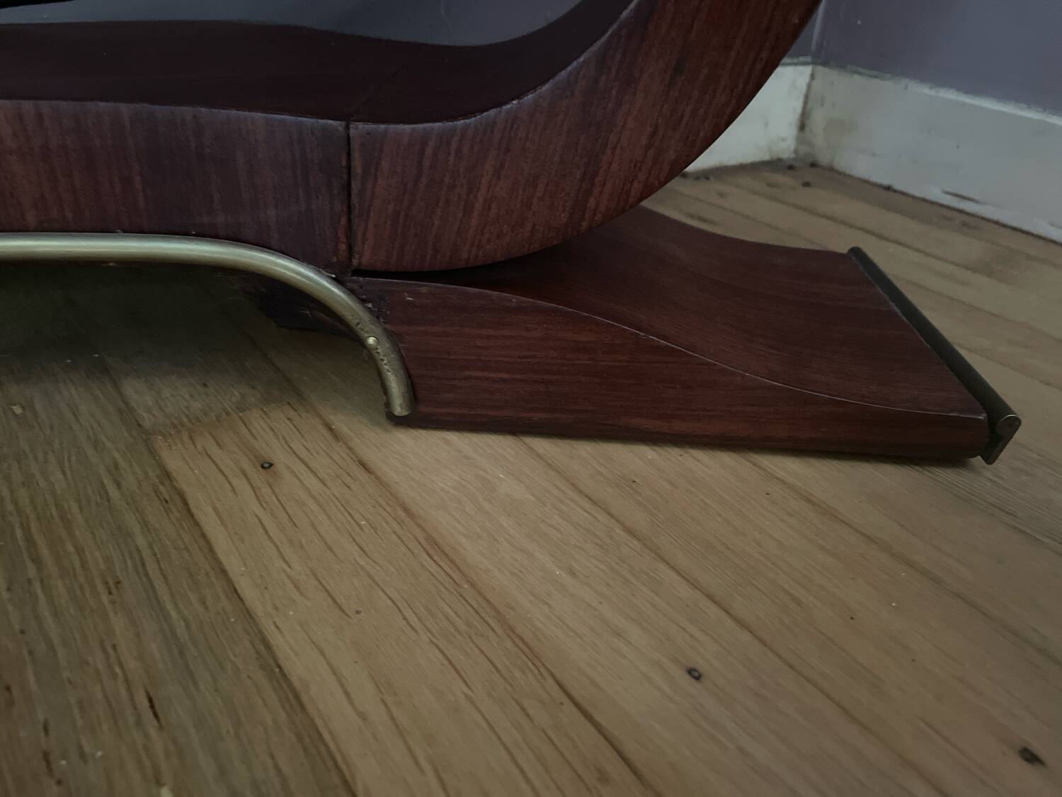 Art Deco console in rosewood