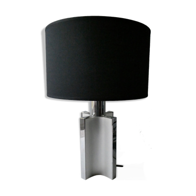 Lampe en métal chromé des années 70
