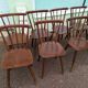 Lot de 20 chaises de bistrot bois - vintage
