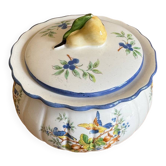 Soupière vintage oiseau