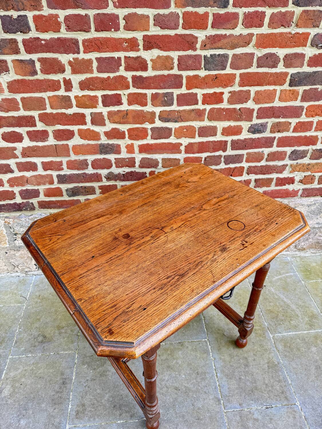 Louis XIII Period Oak Writing Table XVII Eme Century