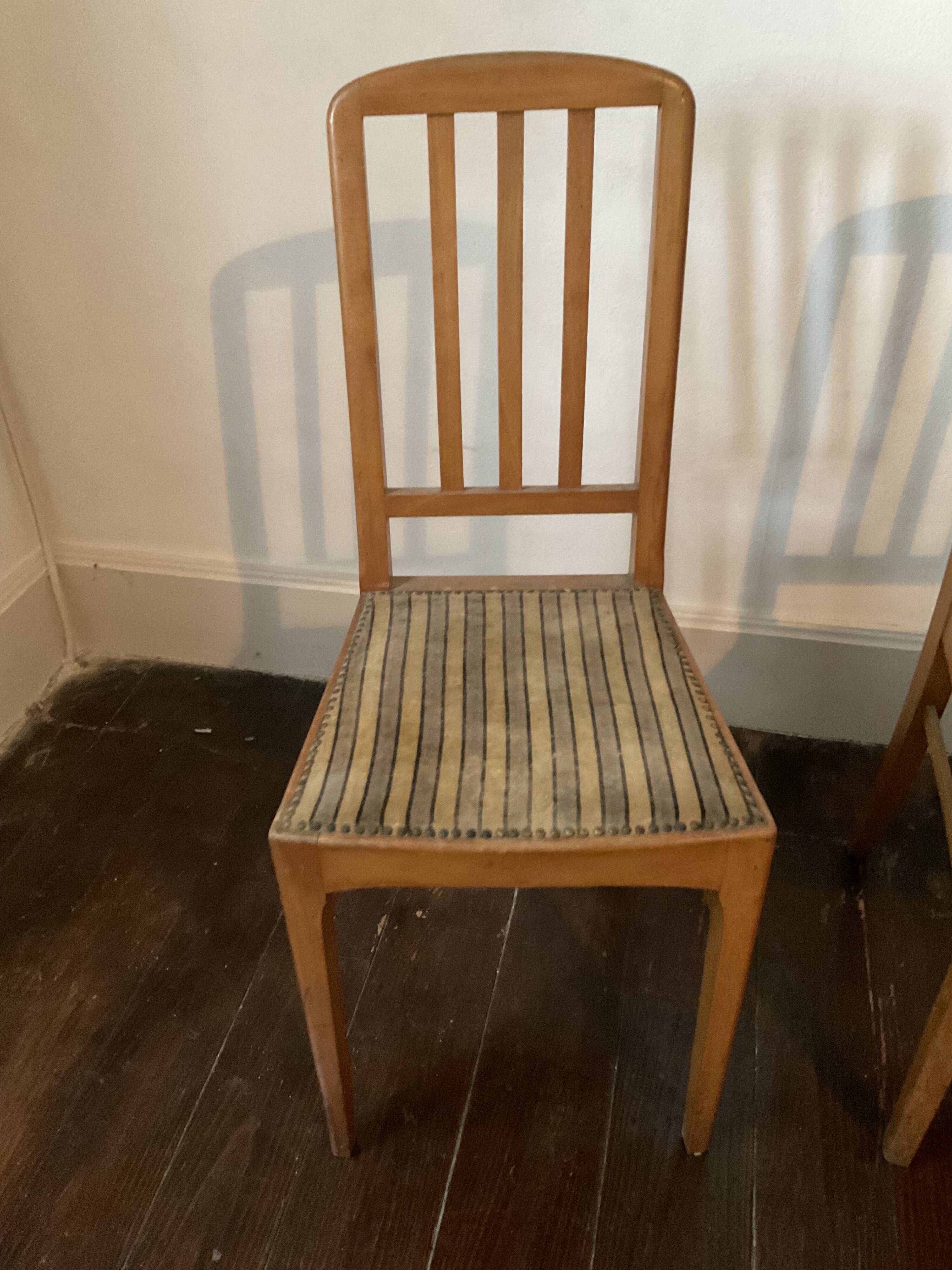 Pair of art deco chairs
