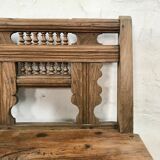 Banc ancien en châtaignier