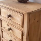 English chest of drawers in pine