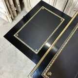 Petit bureau noir style Louis XVI