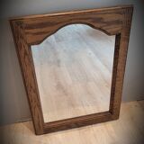 Mirror wood mustache 55x73