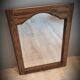 Mirror wood mustache 55x73