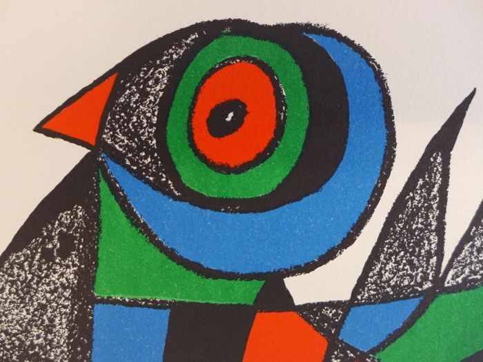 Joan Miro, Miro sculptor, Japan, 1975. Original lithograph