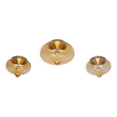 Smoked glass drop ceiling lights by Dijkstra Lamps, 1970s