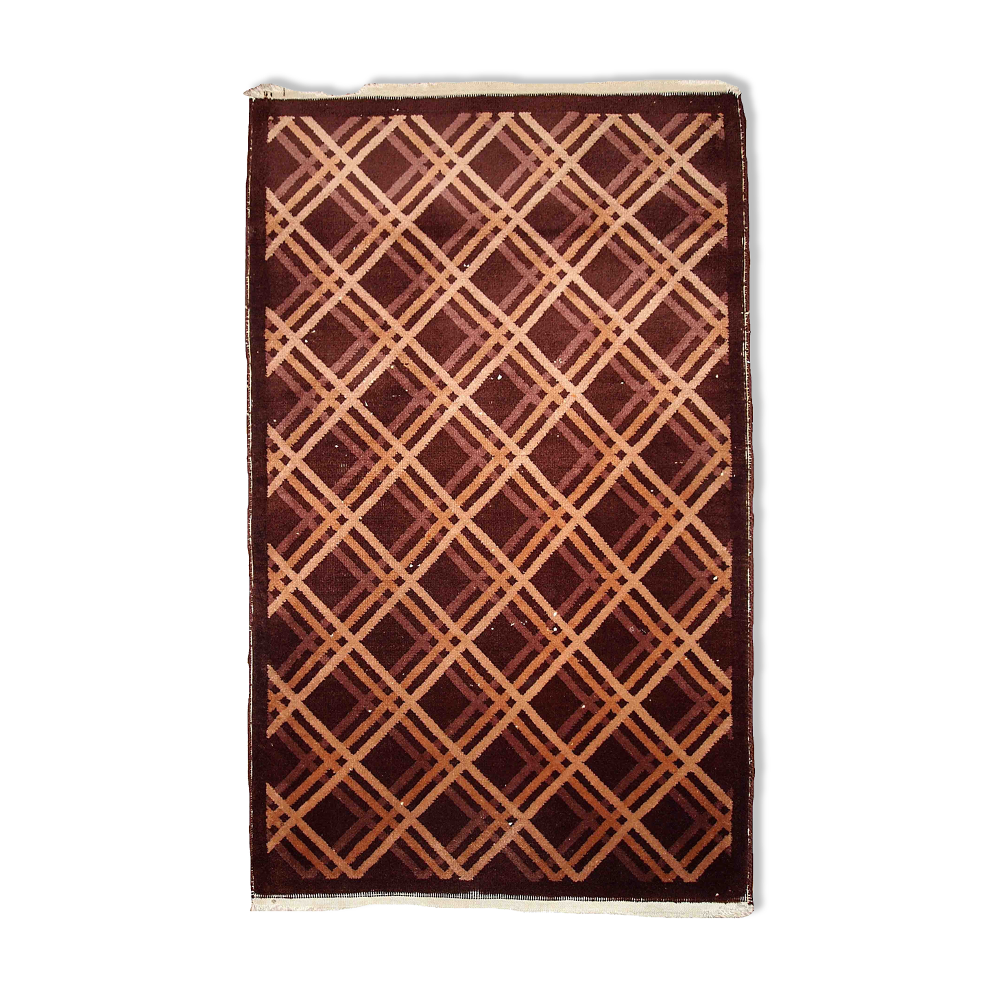 Ancient Chinese carpet Art Deco handmade 91cm x 150cm 1920