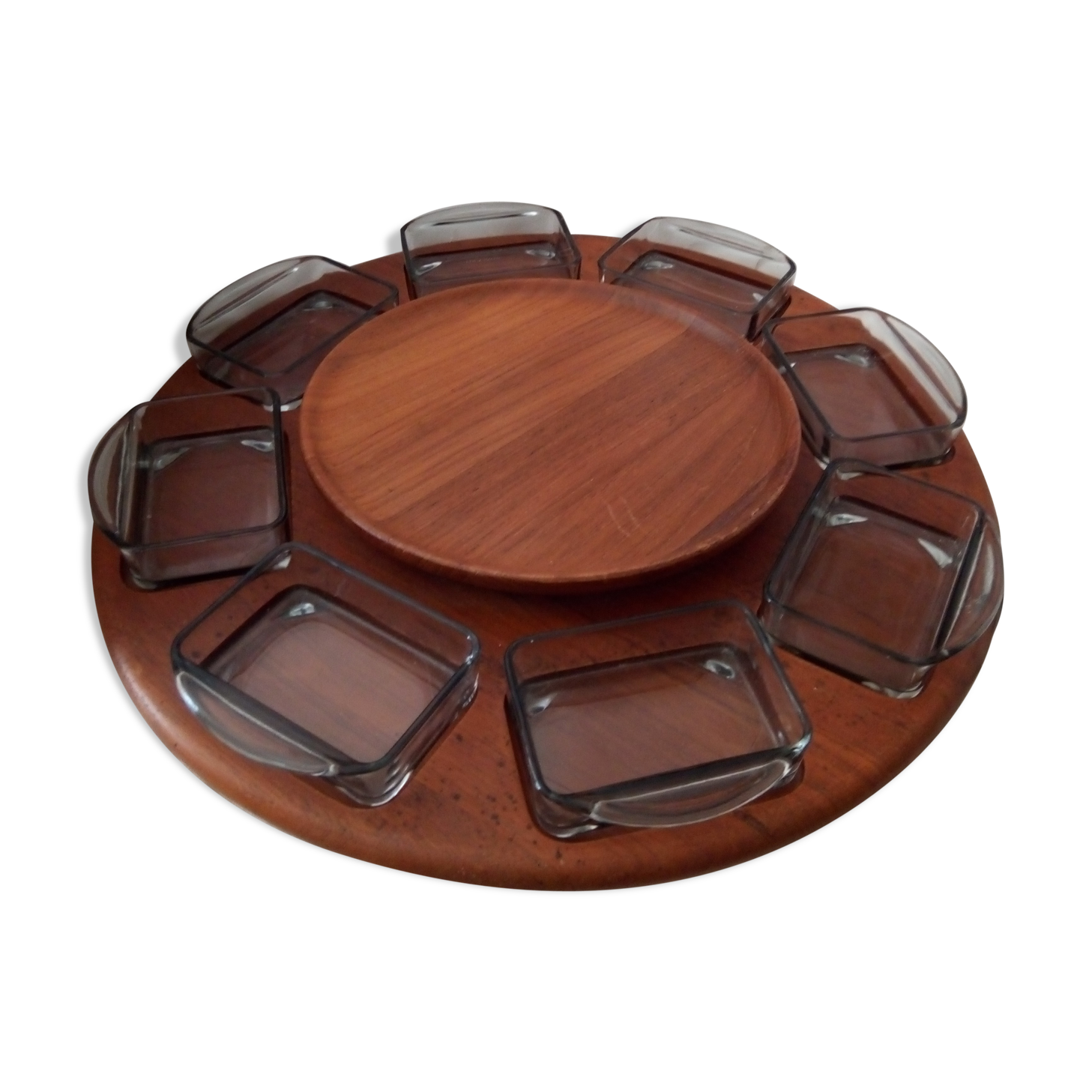 Scandinavian turntable servant of the 60s. Signed Digsmed Denmark.