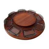 Scandinavian turntable servant of the 60s. Signed Digsmed Denmark.