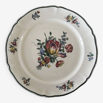 Ancien Compotier en Faïence Villeroy & Boch - 1562 - Pivoine