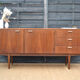 Teak & rosewood row by Wrighton * 168 cm