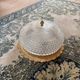 Vintage ceiling light Glashütte Limburg Bronze Hollywood Regency Mid Century