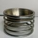 Stainless steel ashtray from the 70s