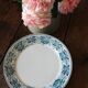 Lot 8 flat plates Badonviller Cherries blue