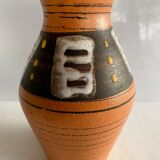 Vintage West German Vase with fat lava glaze
