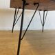 Gray height-adjusted coffee / dining room table, by Rudolf Wolf for Elsrijk