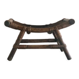 Rattan footrest, 70s