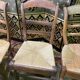 Suite of 12 rustic mulched chairs