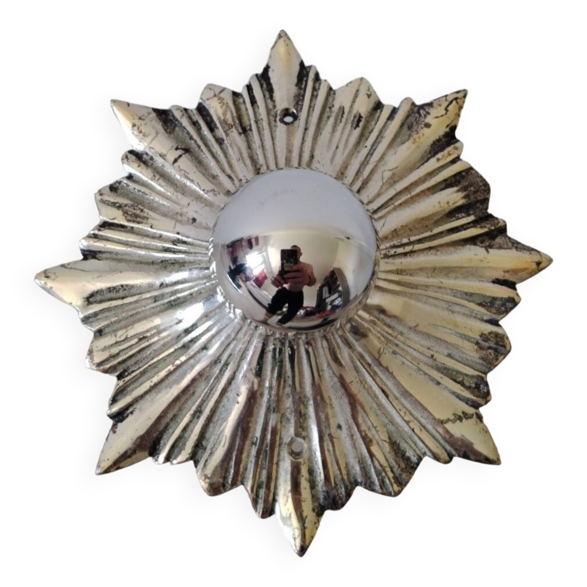 Superb Vintage Soleil mirror wall light