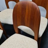 Four vintage Danish design dinning chairs by Holstebro møbelfabrik a/s