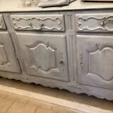 Low sideboard with four doors and four drawers
