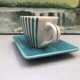 4 vintage ceramic coffee mugs edited by lbvyr circa