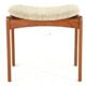 Erik Buch for O.D. mobler footstool - teak