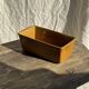 Large ceramic terrine dish in honey and caramel colour H10 L29