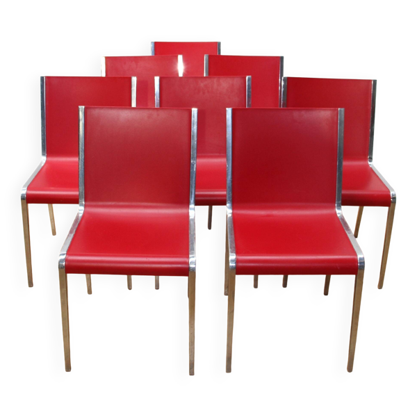 Suite de 8 chaises Bikappa, Kristalia