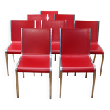 Set of 8 Bikappa chairs, Kristalia