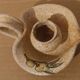 Vintage handcrafted candle holder