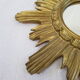Vintage wood and gold resin mirror