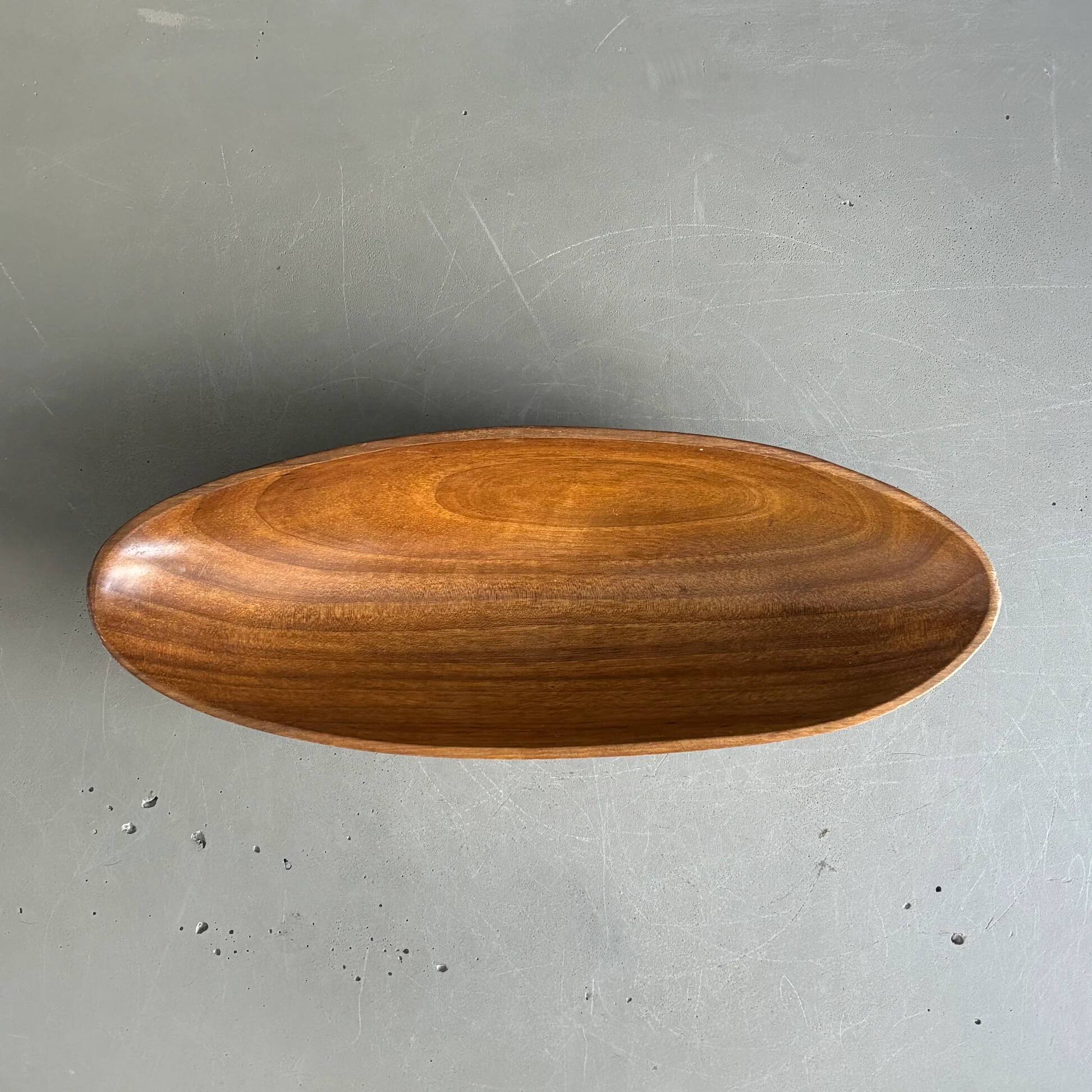 Vintage teak bowl / catchall