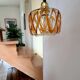 Amber blown glass suspension