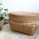 Large vintage wicker box
