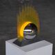 Sergio Giobbi and Patrizia Innocenti for Metalmobili 'Sfera' table lamp, Italy 1970s