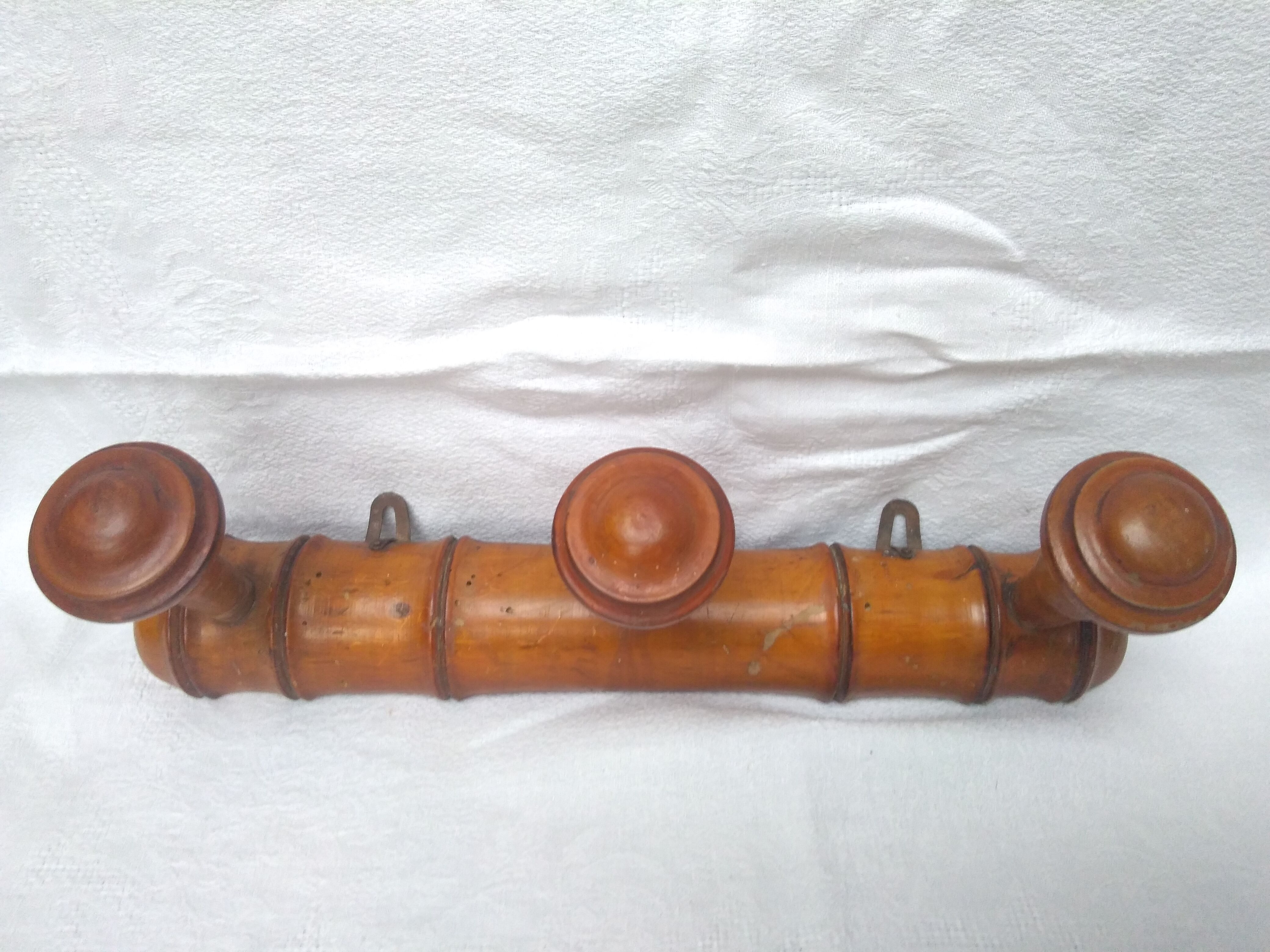 Old wall coat rack