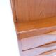 Torvits secretary in teak, retro vintage Danish style from the 1960s.