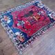 Handmade Qashqai Persian rug 150x111cm