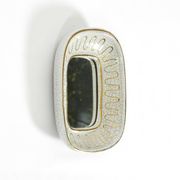 Beautiful small Art Deco ceramic mirror by Gmundner Keramik Austria, 1920