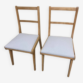 Paire de chaises des années 50