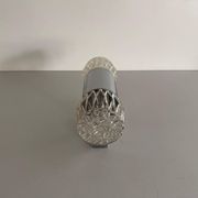 Mid-century double-headed glass and metal wall sconce, 1960, Italy