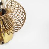 Pair of rare brass 'Spring' wall lamps by Oxar