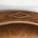 Fauteuil style directoire velours marron